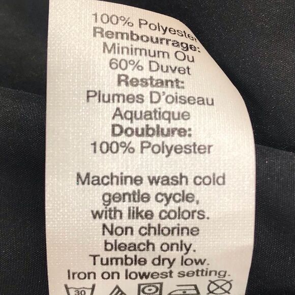 J. Crew Black Tan Herringbone Printed Quilted Puffer Zip Front Vest - Picture 16 of 16